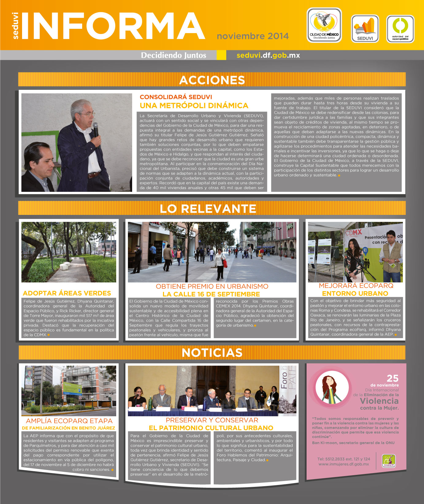 Newsletter Noviembre 2014